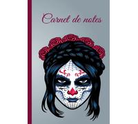 carnet de notes tête: Cahier de tête de mort large ligné, cahier de papier ligné pour l'école, les étudiants, pour les enfants, les garçons, les filles, cahier de tête de mort, amant de tête de mort