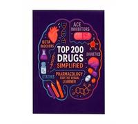 Carnet de notes Top 200 Médicaments Simplified Pharmacology Coloring Book & Study Guide