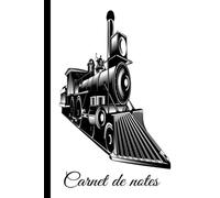 Carnet de notes Train: Cahier de train à larges lignes, cahier en papier ligné pour l'école, les étudiants, pour les enfants, les garçons, les filles, les amoureux du train