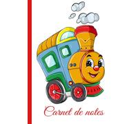 Carnet de notes Train: Cahier de train à larges lignes, cahier en papier ligné pour l'école, les étudiants, pour les enfants, les garçons, les filles, les amoureux du train