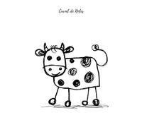 carnet de notes vache dessins fantaisie: "107 pages vierges pour gribouiller, tenir un journal et prendre des notes créatives"