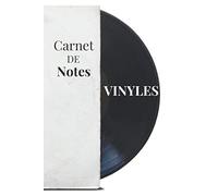 Carnet de notes vinyles: Carnet ligné|9 x 10 pouces ,100 pages |Cadeau pour les passionnés de musique sur vinyles| Musique|Rap|Rock|Vintage