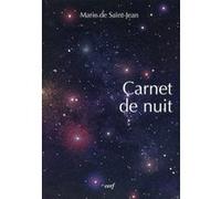 Carnet de nuit Marie de Saint-Jean (Auteur)