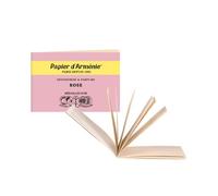 Carnet de parfum - Papier d'Arménie - La Rose - 36 Lamelles - Fabrication française - Écologique