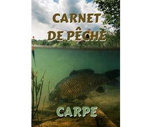 Carnet de pêche carpe: Carpe dans le lac - 101 pages - 7x10 pouces - Carnet de pêche à remplir pour les pêcheurs de carpe