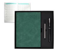 Carnet de planification 2026 - Agenda quotidien A5 pour le travail et les tâches personnelles, journal complet de 12 mois avec section notes, papeterie durable pour le fitness, les voyages