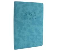 Carnet de Planification A5 Bleu en Imitation Cuir pour Étudiants | Pages Papier, Usage Bureau et Journal, pour Écrire, Esquisser, Dessiner, Créer