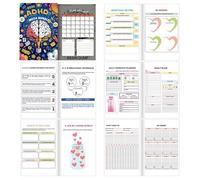 Carnet de planification | Agenda scolaire 2026 300 feuilles | Tracker d'activité physique et santé mentale pour étudiant, université, école, salle de classe, voyage, maison, école