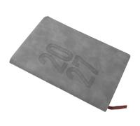 Carnet de Planification Anglais 2027, Agenda Quotidien 365 Jours Papier | Pages Structurées pour Tâches, Réunions et Horaires, Bords Arrondis, sans Bavure, Format 8,3x5,7 Pouces Gris