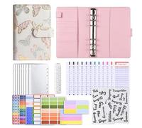 Carnet De Planification Budgétaire - Organisateur de Budget en Espèces A6 avec Poche à Fermeture Éclair,Classeur Budgétaire Argent - pour Hommes Femmes Garçons Jeunes Adolescents Famille