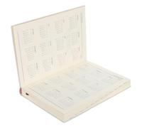 Carnet de Planification Calendrier 12 Mois 2027 Couverture Cuir PU A5 | Pages Segmentées pour Gestion Rapide des Dates, Reliure Robuste, pour Bureaux et Voyages Personnels