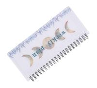 Carnet de Planification Hebdomadaire à Spirale pour Étudiants | Papier Blanc, Couverture Robuste, Organisation Horaire, Écriture Fluide, Suivi des Horaires Familiaux et Activités
