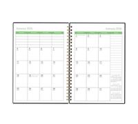 Carnet de planification mensuel - Agenda 2026-2028 à 21,5 x 14,8 cm, 36 onglets | Organisateur d'horaires à long terme pour les études de bureau, la planification de la maison, l'utili
