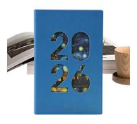 Carnet de planification mensuel, organiseur de suivi des horaires, guide de calendrier 2026 A5, papeterie de bureau, agenda de planification avec poches, carnet de planification pour l'école, le