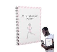 Carnet de planification | Planificateur académique de 75 jours | Tracker d'habitudes de fitness portable multifonction pour fixer des objectifs, du temps, gestion des tâches, réunion des