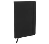 Carnet de Planification PU Noir à Élastique Présent Rentrée | Pages Lignées, Ouverture à Plat pour Écrire Net, Usage Bureau, Étudiants, Voyages, Notes