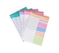 Carnet de planification quotidienne avec 30 feuilles, reliure portable à double bobine, journal quotidien pour les plans, les horaires, l ' organisation des tâches, planificateur étudiant