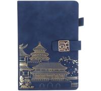 Carnet de Planification Quotidienne Bloc-notes Agenda Journal Chinois | Cahier Ligné A5, Bloc-notes D'enregistrement, Papier Imitation Cuir, pour Employés et Enseignants