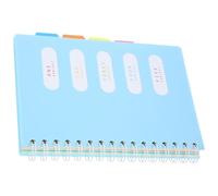 Carnet de Planification Quotidienne Spirale, Agenda Scolaire Portable | Papier et Fer, Navigation Facile, Style Minimaliste Classique, pour Étudiants, Voyageurs, Réunions, Budgets