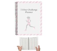 Carnet de planification quotidienne | Suivi d'habitudes 75 jours | Portable multifonction pour planifier les tâches, suivre les habitudes de fitness, réunions et projets