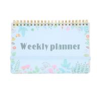 Carnet de Plans Portable en Anglais, Quotidien, Papier, Spirale | Gestion des Tâches, Écriture et Organisation du Travail, Style Simple, pour Étudiants et Patrons