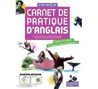 Carnet de pratique Anglais 2de BAC PRO / CAP - Livre élève Audrey Duverger (Auteur), Jérémie Soulier (Auteur), Raphaël Mourlanne (Auteur), Muriel Cierco Verschaeve (Auteur), Karine Fontaine Leroy (Aut