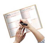 Carnet de prière Christian pour femmes, organisateurs personnels, planificateurs guidés au quotidien, entretien dévotionnel, étude biblique, fournitures pour réflexion spirituelle