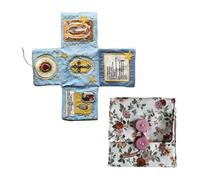 Carnet De Prières De Poche Artisanal | Guide Spirituel Quotidien Portable,Livre De Prières Pliable Fait Main Pour Communion Quotidienne, Baptême Et Accompagnement