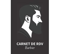 Carnet de rdv Barbier: Agenda professionnel 5 colonnes pour prise de rendez-vous (Format A4 21 x 29,7 cm - 100 pages)