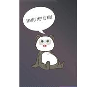 carnet de recette rempli moi le bide: carnet de recettes a remplir | weird panda | livre de cuisine