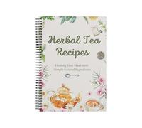 Carnet de recettes de thé | Guide de préparation du thé pour débutants | Carnet avec illustrations, manuel à à pour femmes, hommes, adultes, étudiants, école, salle de classe