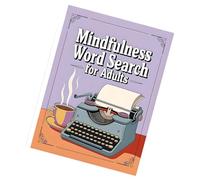 Carnet De Recherche De Mots Relaxant Pour Les Pauses De Pleine Conscience Favorisant Le Calme Et La Concentration