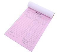 Carnet de Reçus à Pointe pour Bureau, Double, Papier Blanc | Deux Volets, Structure Mémo Dupliquée, Fond Cartonné Renforcé, Champs Multiples pour Écritures Nettes
