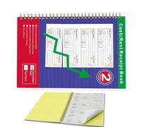 Carnet de Reçus Argent et Loyer - Duplicata Portable Sans Carbone,Carnet de Reçus de Paiement à 2 Parties Sans Carbone,Pour Comptabilité, Propriétaire, Locataire, Paiements, Dépôts, Ventes,