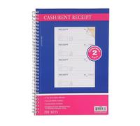 Carnet de reçus - Duplicata à autocopiant, enregistrement des loyers d'argent, pages robustes et faciles à écrire, enregistrement rapide interactif des transactions, outil de documentation