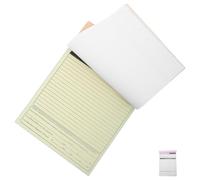 Carnet de Reçus et Factures pour Bons de Commande Professionnels | Papier Autocopiant en Trois Parties, Suivi Organisé, Facturation Immédiate, Adapté aux Travaux et Paiements Locatifs