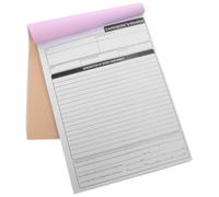 Carnet de Reçus, Livre de Bons de Commande, 2 Parties | Pages Détachables, Sections Organisées, Format Compact, pour Interventions Terrain, Facturation Rapide
