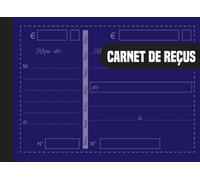 carnet de reçus: Suivi de vos Transactions avec Talon de 50 Bons de Reçus Pour Paiement- Cahier de Facture Auto Entrepreneur