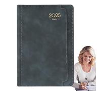 Carnet de rendez-vous 2025 | Agenda journalier 15,2 x 20,3 cm 12 mois non daté avec onglets mensuels pour planifier votre réussite