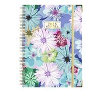 Carnet de rendez-vous 2025 | Calendrier mensuel à motif floral, janvier 2025 à décembre 2025, planificateur sur 12 mois pour la gestion du temps