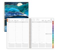 Carnet de rendez-vous 2027 - Planificateur 2027, planificateur d'heures quotidien, planificateur mensuel hebdomadaire, janvier 2027 à décembre 2027, 22,9 x 27,9 cm, intervalle d'une demi-heure