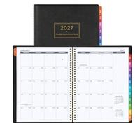 Carnet de rendez-vous 2027 - Planificateur quotidien horaire 2027, janvier 2027 à décembre 2027, carnet de rendez-vous, 21,6 x 27,9 cm, planificateurs de rendez-vous 2027 avec intervalle de 30 minutes