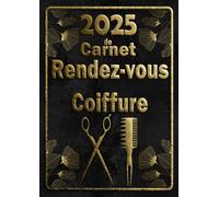 Carnet de Rendez-Vous coiffure: Agenda journalier prise de rdv professionnel pour les salons de coiffure de 8h00 à 21h00, à intervalles de 15/30/45 minutes | 1 Page par Jour | A4