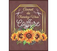 carnet de rendez-vous coiffure: Planning pour Salon de coiffure,agenda salon de coiffure,100 pages grand format,noter tous les renseignements de vos clients,cadeau pour coiffeuse femme