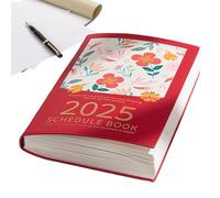Carnet de rendez-vous hebdomadaire 2025, carnet de rendez-vous 2025, planificateur hebdomadaire étanche pour bureau, maison, voyage