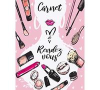 Carnet de Rendez Vous: Jusqu'à 5 employés | Cahier de rendez vous Professionnel pour Salon de Beauté Manucure Coiffure et Esthéticienne | Agenda ... de 7h30 à 21h | Inscription des dates libre