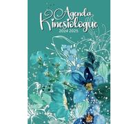 Carnet de rendez-vous Kinésiologue 2024 2025: Organisateur de RDV du 1er Septembre 2024 au 31 Août 2025, 2 jours par page de 8h à 20h, intervalles toutes les 30 min, format idéal pour le transport.
