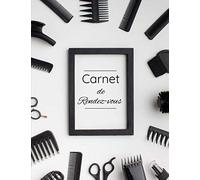 Carnet de rendez-vous: Salon de coiffure | Agenda professionnel | 53 semaines + Contacts utiles et Notes | Format A4 | Cahier de rendez-vous professionnels original