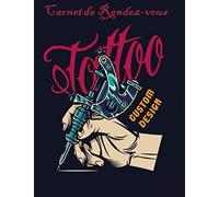 carnet de rendez vous tatoueur et perceur: cahier de rendez vous salon de tatouage et percing