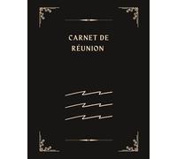 Carnet de réunion: | Notes de la réunion d’affaires Idéal | Compte rendu de la réunion du secrétaire, sujets, points à retenir, mesures de suivi et suivis